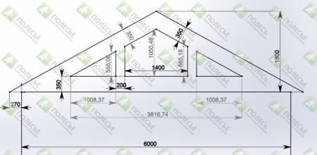 Дачный дом Орбита 6х6