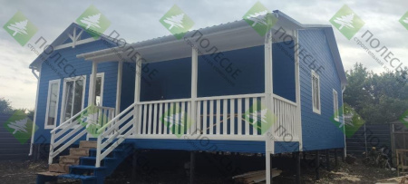 Каркасный дом Спутник 8x10