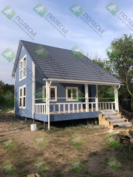 Каркасный дом Сказка 6x8