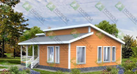 Каркасный дом Стиль 9х11