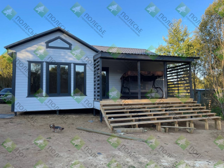 Каркасный дом Спутник 8x10