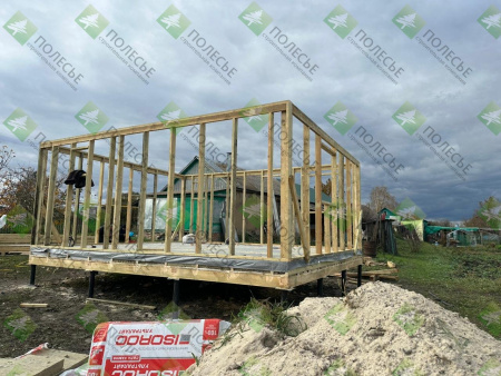 Каркасная баня Елена 6x5