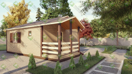 Дачный дом Бастион 6х6