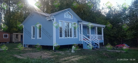 Каркасный дом Спутник 8x10