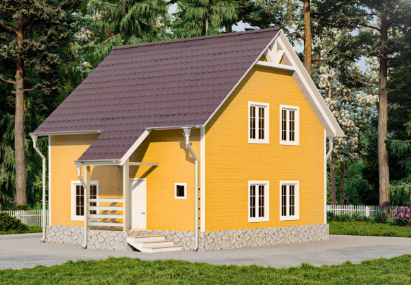 Каркасный дом Премьера-1 7х7 Каркасный дом Премьера-1 7х7