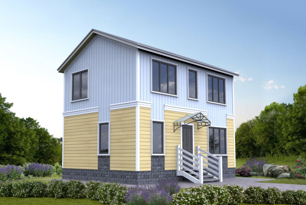 Дачный дом Пегас 6х8 Дачный дом Пегас 6х8