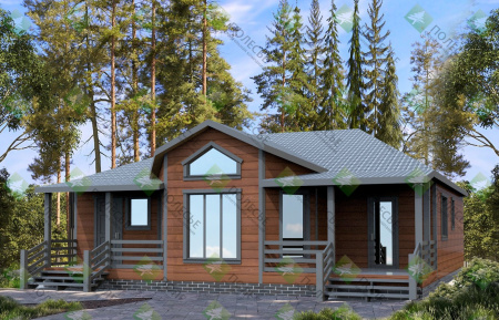 Каркасный дом Валдай 11x12