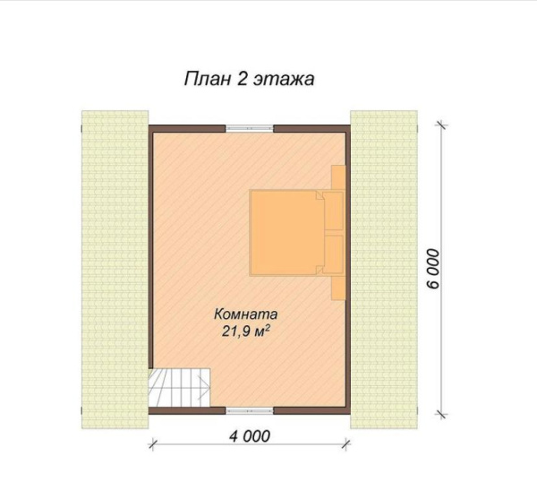 Баня АННА 6x6м Баня АННА 6x6м