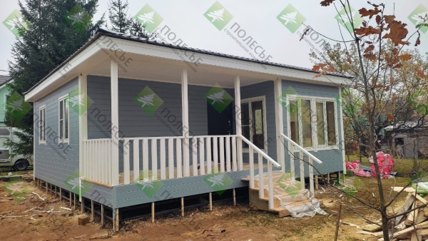 Каркасный дом Маркиз 8x8