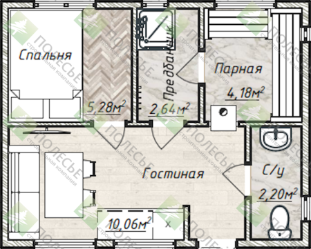 Модульная баня Арина