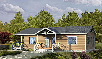 Каркасный дом Новгород 9x16 Каркасный дом Новгород 9x16