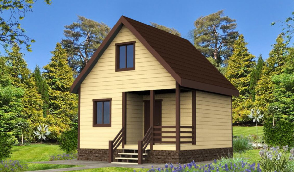 Дачный дом Русский 6х7 Дачный дом Русский 6х7