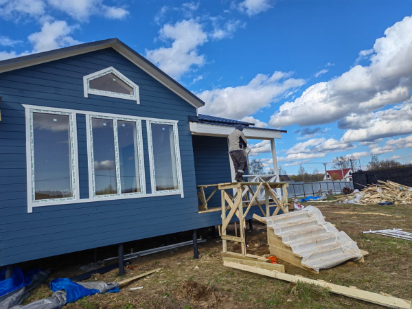 Каркасный дом Михнево 9x10 Каркасный дом Михнево 9x10