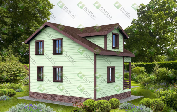 Каркасный дом Канцлер-2 6x8