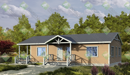 Каркасный дом Новгород 9x16