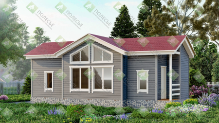 Каркасный дом Архангельск 5x10