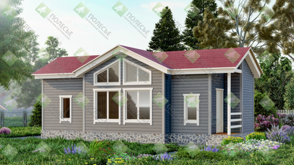 Каркасный дом Архангельск 5x10