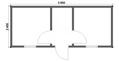 Блок контейнер № 062 - 2,4х5,85