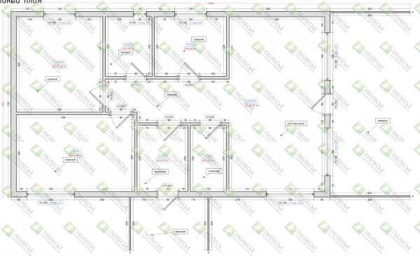 Каркасный дом Новорижский 7x15