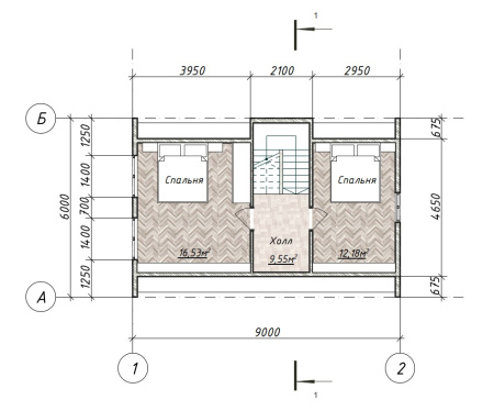 Каркасный дом Эдем 6х9