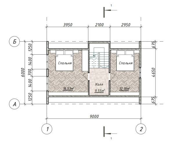 Каркасный дом Эдем 6х9
