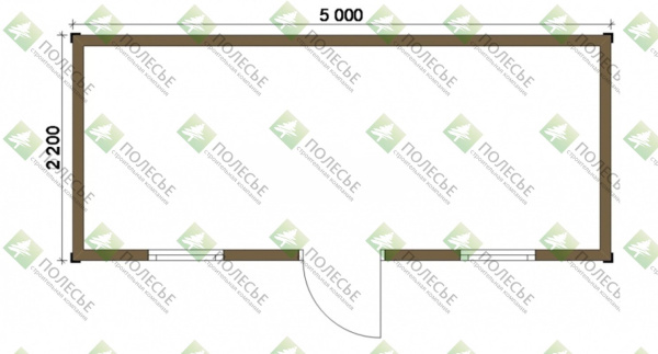 Бытовка 056 - 2,2х5