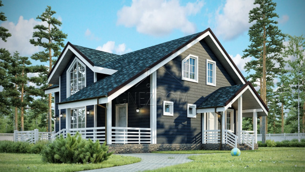 Каркасный дом Сударь 9x10 Каркасный дом Сударь 9x10