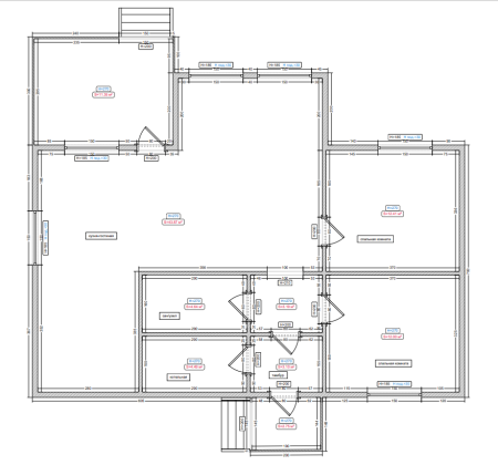 Каркасный дом Светлый 12x9 Каркасный дом Светлый 12x9