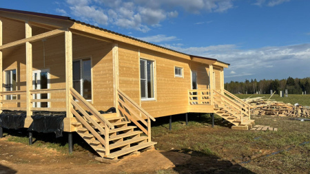 Каркасный дом Клондайк 9x14