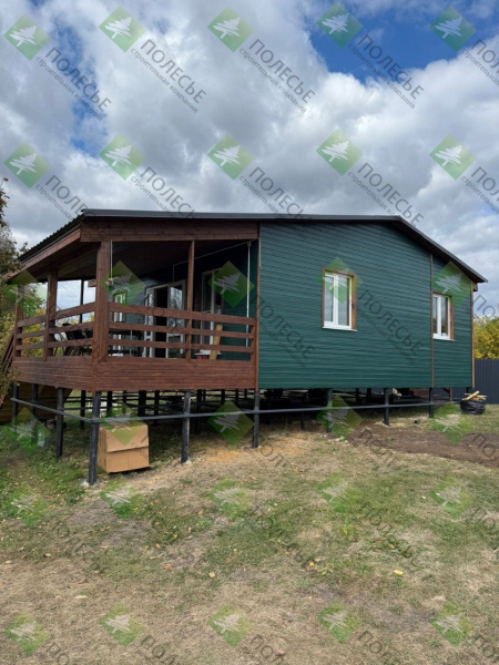 Каркасный дом Пестово 8x8