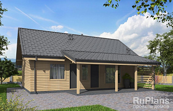 Каркасный дом Наргиз 8х11 Каркасный дом Наргиз 8х11