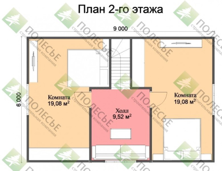 Каркасный дом Подмосковье 6х9