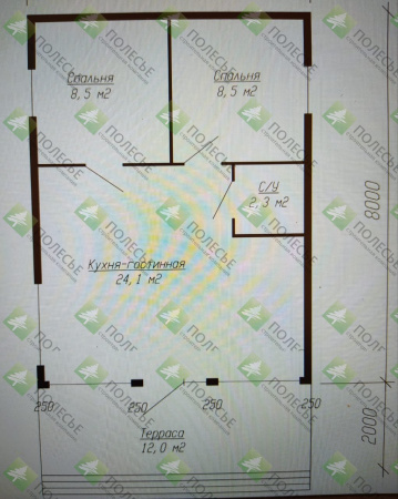 Дачный дом Орбита Барн 6x10