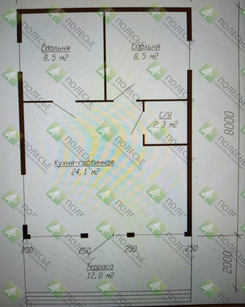 Дачный дом Орбита Барн 6x10