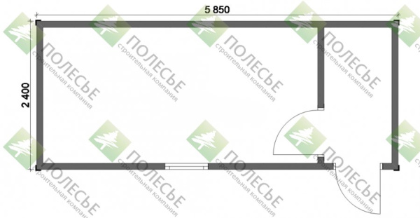 Блок контейнер № 061 - 2,4х5,85