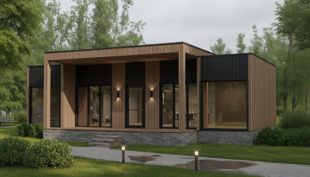 Модульный дом Фараон-2 12x8 м