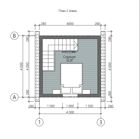 Дачный дом Денис 4x4