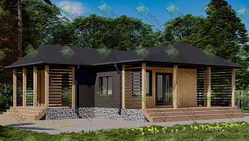 Каркасный дом Стиляга 10х11