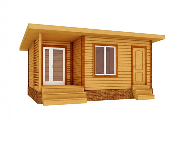 Каркасный дом Кроха 6x4 Каркасный дом Кроха 6x4