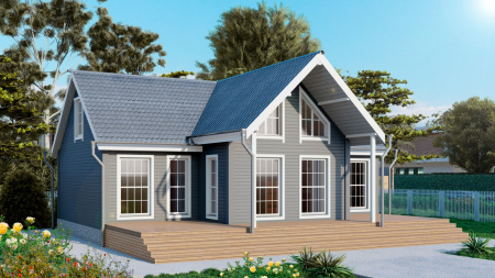 Каркасный дом Владимир 12x9