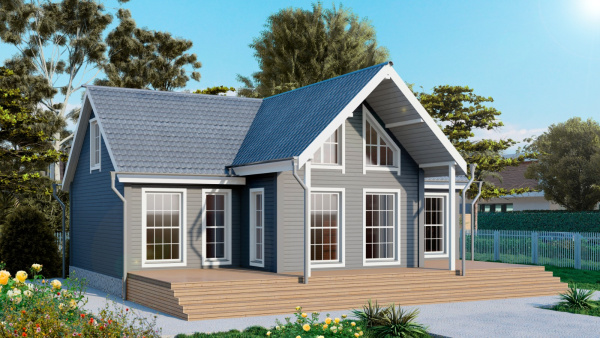 Каркасный дом Владимир 12x9 Каркасный дом Владимир 12x9