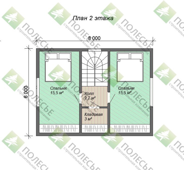 Дачный дом Фантастика 6х8