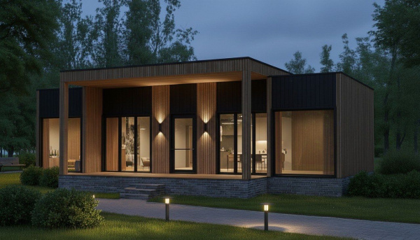 Модульный дом Фараон-2 12x8 м