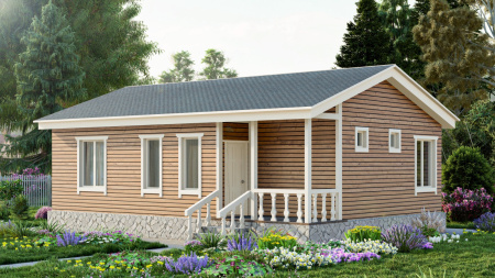 Каркасный дом Добрый 7x10 Каркасный дом Добрый 7x10