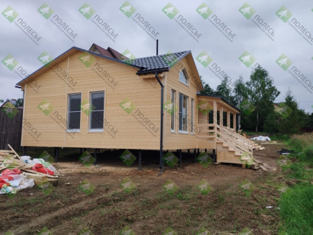 Каркасный дом Спутник 8x10