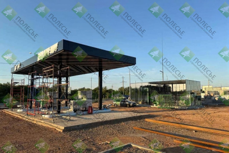 Быстровозводимое здание АЗС БВЗ-108