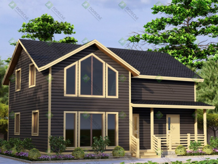 Каркасный дом Алексей 8x10