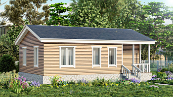 Каркасный дом Добрый 7x10 Каркасный дом Добрый 7x10