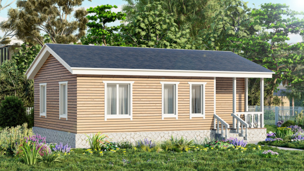 Каркасный дом Добрый 7x10 Каркасный дом Добрый 7x10