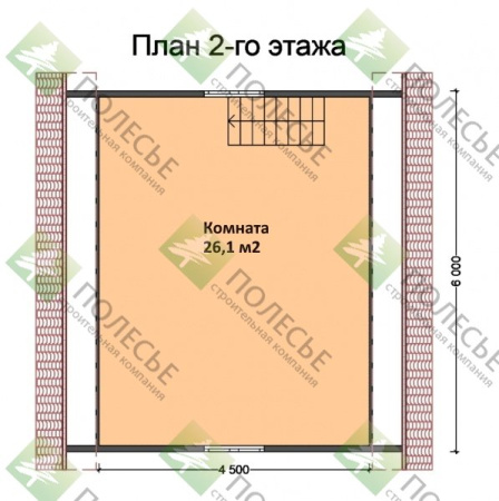 Дачный дом Престиж Мини 6х6